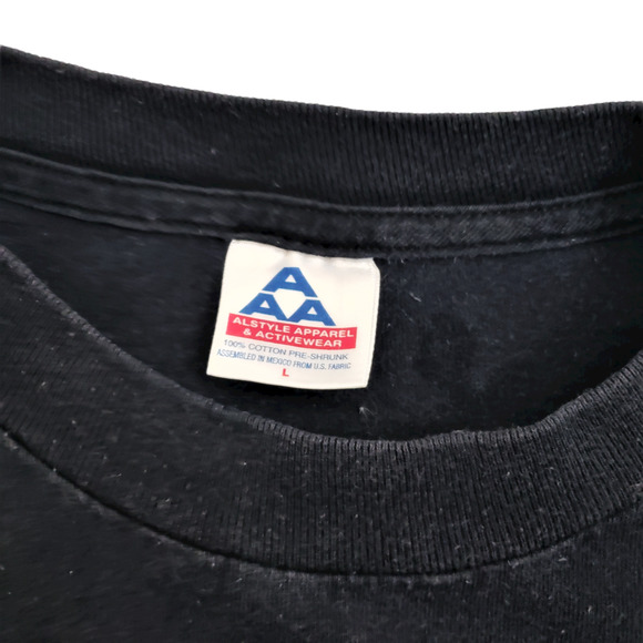 Vintage Splendid China Snow Tiger Anti Animal Cruelty Shirt Large 90s - Picture 6 of 6